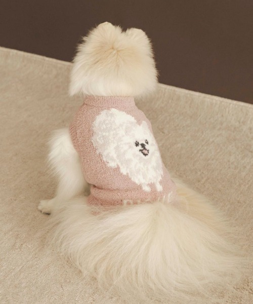 gelato pique（ジェラートピケ）の「【CAT&DOG】ベビモコポメラニアン