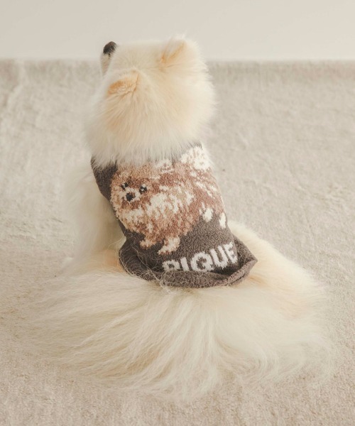 gelato pique（ジェラートピケ）の「【CAT&DOG】ベビモコポメラニアン