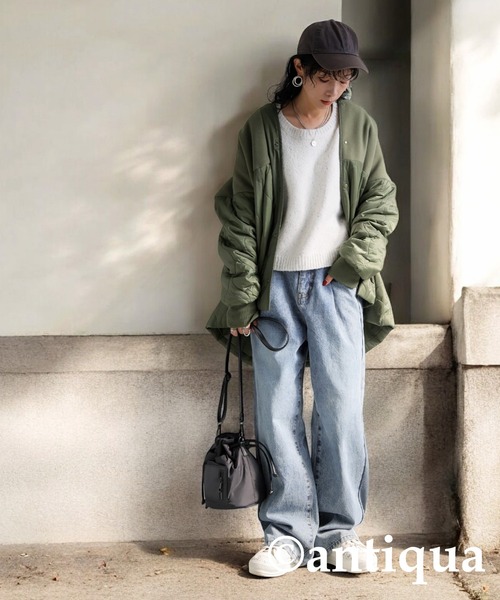 antiqua(アンティカ)の「ラメニット(ニット/セーター・レディース・ホワイト/ブラック・ONESIZE)」の13枚目の写真