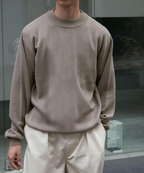 【セール】FORK&SPOON ミラノリブモックネックプルオーバー（ニット/セーター）｜FORK&SPOON（フォークアンドスプーン）