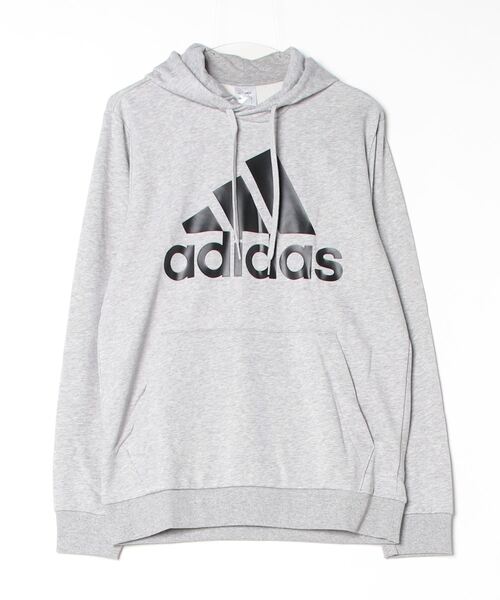 adidas(アディダス)の「アディダス adidas エッセンシャルズ ビッグロゴ パーカー(パーカー・メンズ・グレー/ブラック・LL/M/L/S)」の2枚目の写真