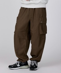 ROOT THREE（ルートスリー）の「【ROOT THREE】ポリツイル ワイドカーゴパンツ（カーゴパンツ）」
