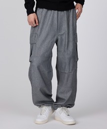 ROOT THREE（ルートスリー）の「【ROOT THREE】ポリツイル ワイドカーゴパンツ（カーゴパンツ）」