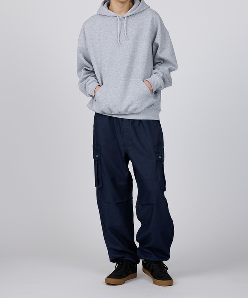 ROOT THREE（ルートスリー）の「【ROOT THREE】ポリツイル ワイドカーゴパンツ（カーゴパンツ・メンズ・ブラウン/グレー/ネイビー/ブラック・M/S/LL/L）」の9枚目の写真