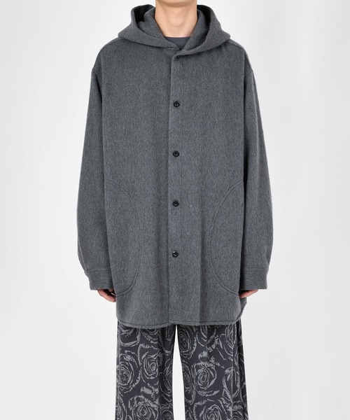 LAD MUSICIAN(ラッドミュージシャン)の「MOHAIR SHAGGY HOODED SHIRT JACKET(その他アウター・メンズ・ブルーグレー/ブラック・44/42/46)」の10枚目の写真