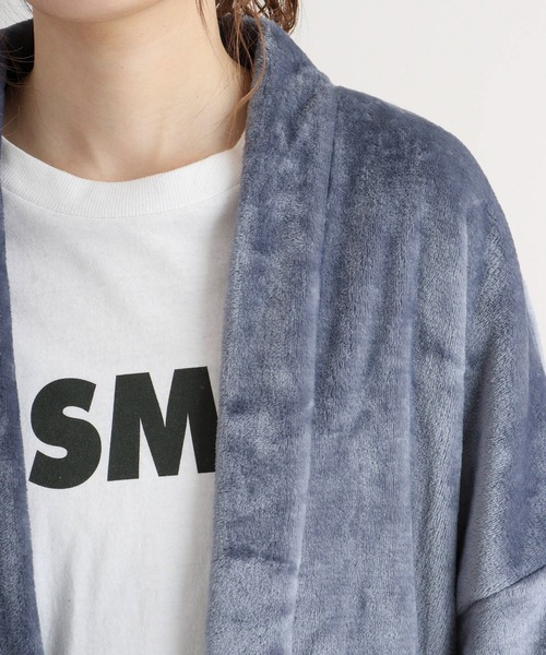 FUNALIVE（ファンアライブ）の「ニューマイヤーガウン（ガウン/バスローブ・レディース・アイボリー/チャコールグレー/ピンク/モカ/ネイビー・FREE）」の17枚目の写真