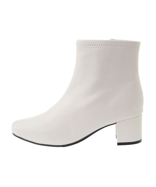 Green　Parks（グリーンパークス）の「RUPIS.ストレッチブーツ（ブーツ・レディース・アイボリー/ブラック・S/M/L）」の8枚目の写真