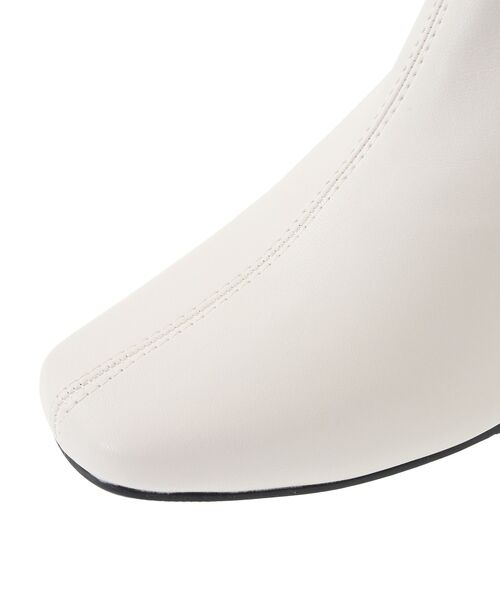 Green　Parks（グリーンパークス）の「RUPIS.ストレッチブーツ（ブーツ・レディース・アイボリー/ブラック・S/M/L）」の13枚目の写真