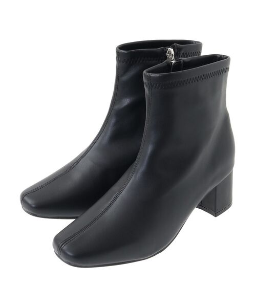 Green　Parks（グリーンパークス）の「RUPIS.ストレッチブーツ（ブーツ・レディース・アイボリー/ブラック・S/M/L）」の15枚目の写真