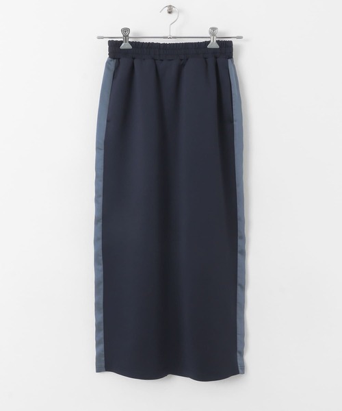 SENSE OF PLACE by URBAN RESEARCH（センスオブプレイスバイアーバンリサーチ）の「サテンキリカエラインスカート（スカート・レディース・ライトベージュ/ブラウン/ネイビー・ONE）」の22枚目の写真