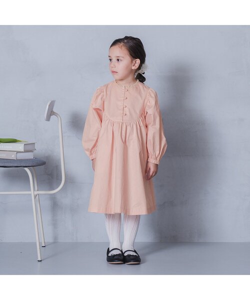 p.premier（ピードットプルミエ）の「【ジュニア対応】つけ衿付き3WAYワンピース_フォーマル対応（ワンピース・キッズ・ベージュ/チャコール/ピンク・90/100/110/120/130/140）」の12枚目の写真