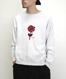 WHO'S WHO gallery（フーズフーギャラリー）の「【BLESS YOU/ブレスユー】バラ刺繍スウェット（スウェット・メンズ）」