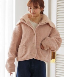 レディースのブルゾン（ピンク/桃色系・ボタン留め