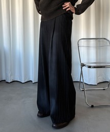 epnok | 【EPNK】Spray stripe wide slacks / スプレーストライプワイドスラックス(スラックス)