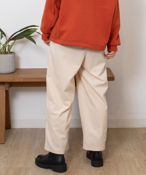 POU DOU DOU（プードゥドゥ）の「カットコールパンツ（その他パンツ・レディース・ネイビー/ブラウン/アイボリー・M）」の11枚目の写真