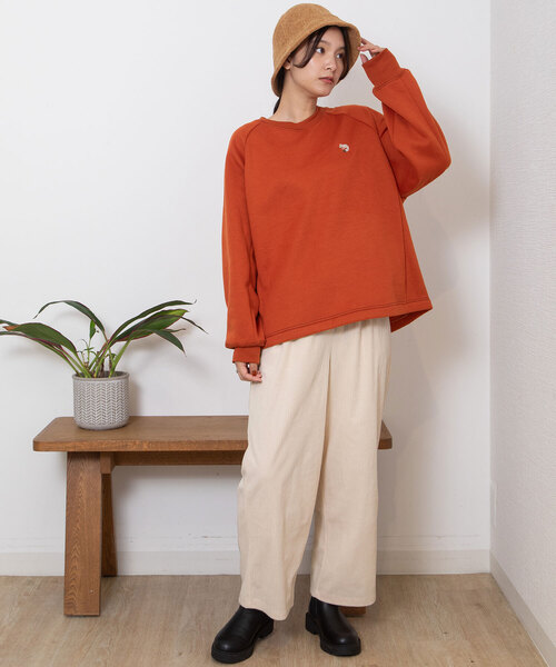 POU DOU DOU（プードゥドゥ）の「カットコールパンツ（その他パンツ・レディース・ネイビー/ブラウン/アイボリー・M）」の12枚目の写真