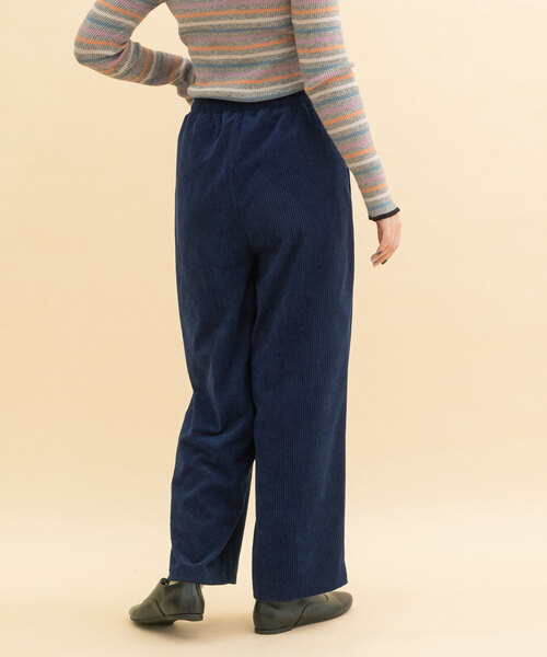 POU DOU DOU（プードゥドゥ）の「カットコールパンツ（その他パンツ・レディース・ネイビー/ブラウン/アイボリー・M）」の17枚目の写真