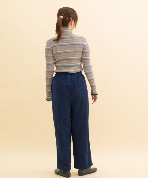 POU DOU DOU（プードゥドゥ）の「カットコールパンツ（その他パンツ・レディース・ネイビー/ブラウン/アイボリー・M）」の20枚目の写真