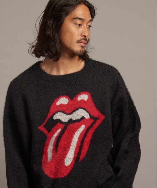 JACKROSE（ジャックローズ）の「B-TRS SHAGGY JQ CREW KNIT（ニット/セーター・メンズ・ブラック/ホワイト・M/L）」の16枚目の写真