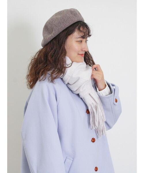 Samansa Mos2（サマンサ モスモス）の「【帯電防止/ウォッシャブル】杢無地ストール（ストール/ショール・レディース・ミント/ベージュ/ラベンダー/オフホワイト・F）」の16枚目の写真