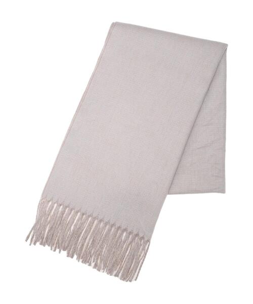 Samansa Mos2（サマンサ モスモス）の「【帯電防止/ウォッシャブル】杢無地ストール（ストール/ショール・レディース・ミント/ベージュ/ラベンダー/オフホワイト・F）」の12枚目の写真