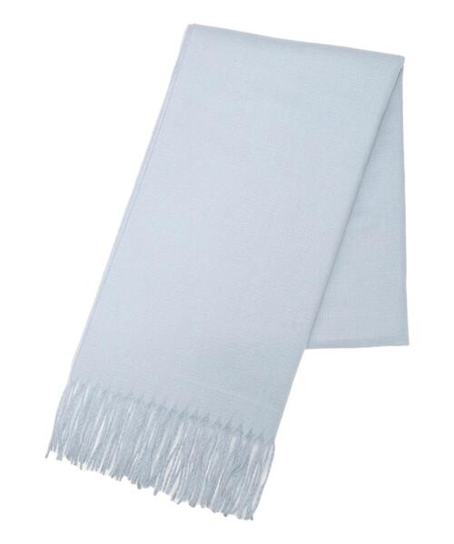 Samansa Mos2（サマンサ モスモス）の「【帯電防止/ウォッシャブル】杢無地ストール（ストール/ショール・レディース・ミント/ベージュ/ラベンダー/オフホワイト・F）」の5枚目の写真