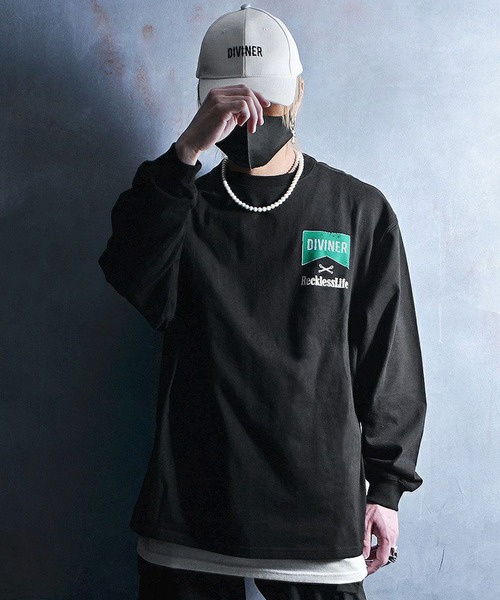 Cigarettes L/TEE（ブラック/グリーン）（Tシャツ/カットソー）｜JOKER（ジョーカー）