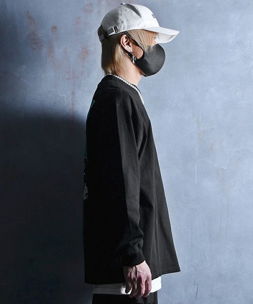 Cigarettes L/TEE（ブラック/グリーン）（Tシャツ/カットソー）｜JOKER（ジョーカー）