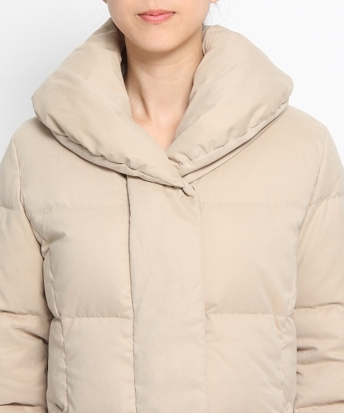 SHOO・LA・RUE(シューラルー)の「ピーチダウンコート(その他アウター・レディース・ベージュ/ネイビー/ブラック・02/04/03)」の7枚目の写真