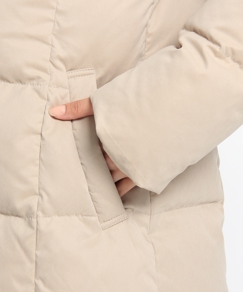 SHOO・LA・RUE(シューラルー)の「ピーチダウンコート(その他アウター・レディース・ベージュ/ネイビー/ブラック・02/04/03)」の8枚目の写真