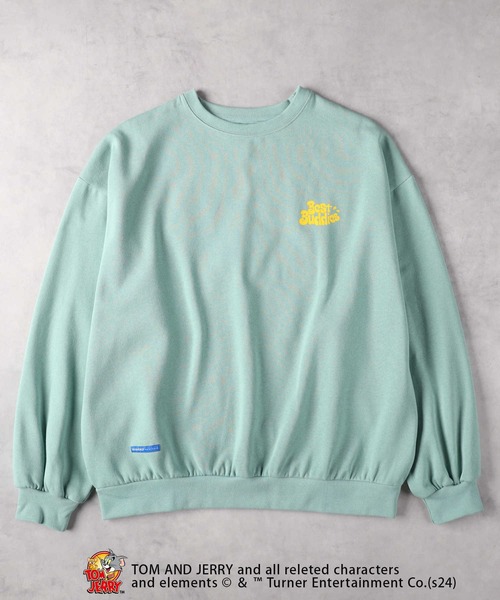 Right-on(ライトオン)の「【WEB限定】SEQUENZ×TOM AND JERRY ラムネスウェット(スウェット・メンズ・グレー/グリーン/ブラック・L/M)」の8枚目の写真