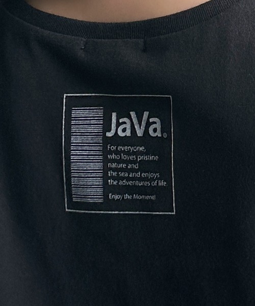 Java(ジャバ)の「《JaVa ジャバコラボ》【セットアイテム】シャーリング メッシュ トップス(長袖)&ノースリーブTシャツ(Tシャツ/カットソー・レディース・アイボリー/チャコール/ブラック・MEDIUM/LARGE/SMALL/X-LARGE)」の7枚目の写真