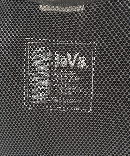 Java(ジャバ)の「《JaVa ジャバコラボ》【セットアイテム】シャーリング メッシュ トップス(長袖)&ノースリーブTシャツ(Tシャツ/カットソー・レディース・アイボリー/チャコール/ブラック・MEDIUM/LARGE/SMALL/X-LARGE)」の8枚目の写真