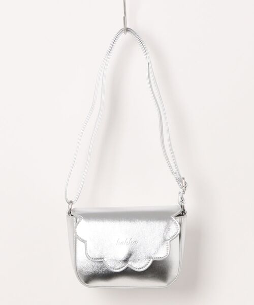 HAKKA KIDS（ハッカキッズ）の「ラメ合皮ショルダーバッグ（ショルダーバッグ・キッズ・シルバー/ピンク・FREE）」の2枚目の写真