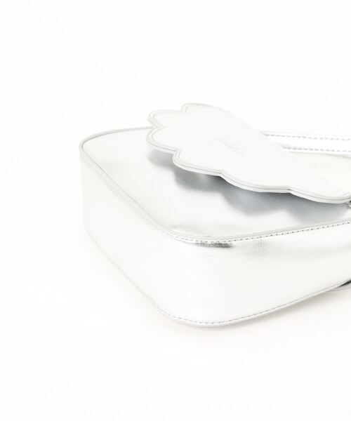 HAKKA KIDS（ハッカキッズ）の「ラメ合皮ショルダーバッグ（ショルダーバッグ・キッズ・シルバー/ピンク・FREE）」の4枚目の写真