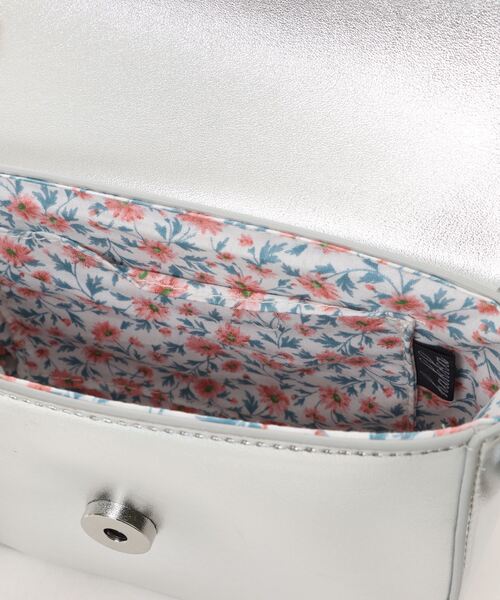 HAKKA KIDS（ハッカキッズ）の「ラメ合皮ショルダーバッグ（ショルダーバッグ・キッズ・シルバー/ピンク・FREE）」の5枚目の写真