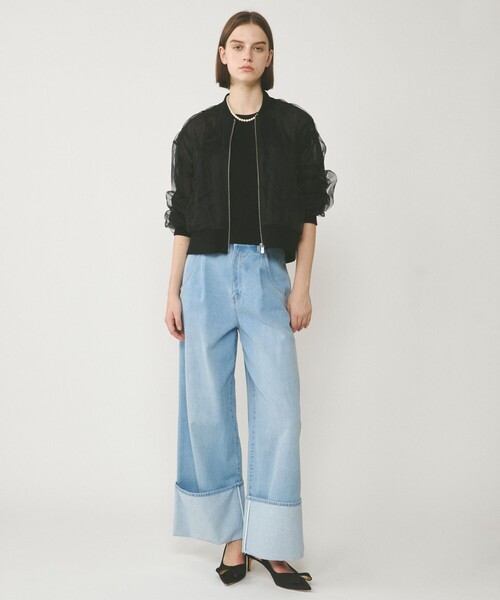 セール】チュールギャザーブルゾン（ブルゾン）｜Diagram