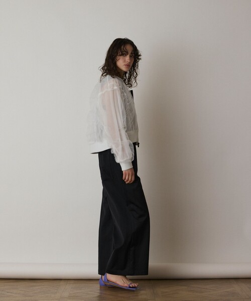 セール】チュールギャザーブルゾン（ブルゾン）｜Diagram