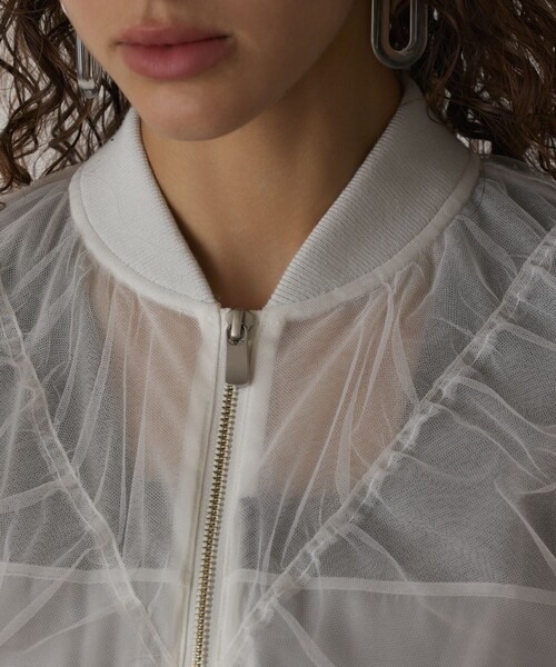 セール】チュールギャザーブルゾン（ブルゾン）｜Diagram