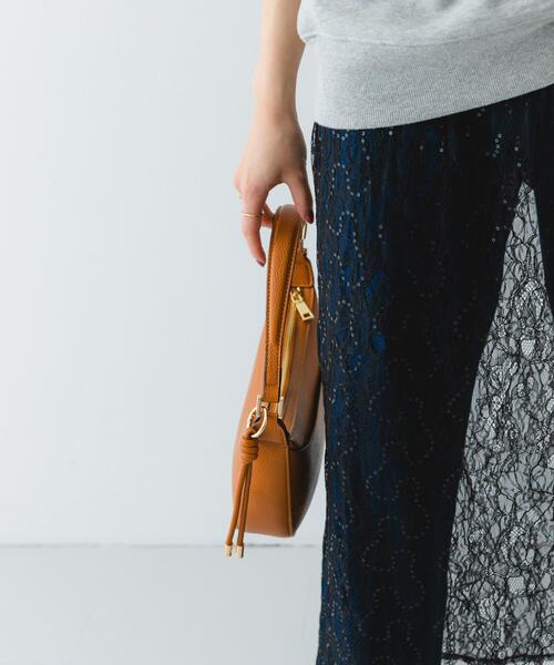 RODE SKO（ロデスコ）の「ワンハンドルムーンバッグ（ハンドバッグ・レディース・キャメル/ライトベージュ・ONE）」の9枚目の写真