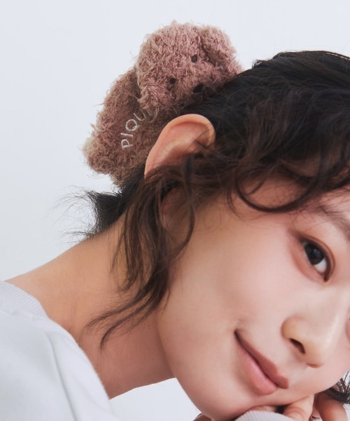 gelato pique（ジェラートピケ）の「寝そべりトイプードルヘアクリップ