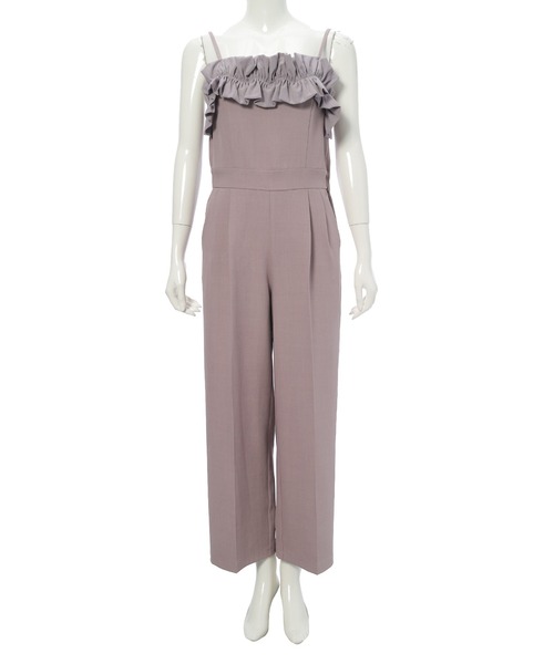 新品タグ付き♡PLUS OTO.HA フリルキャミ　サロペット　オールインワン 新品タグ付き♡PLUS OTO.HA フリルキャミ サロペット