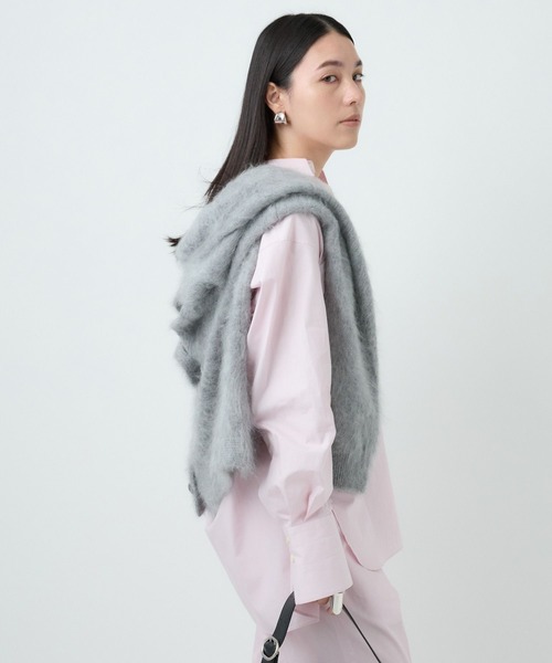 Chaos(カオス)の「Chaos(カオス)/◆坪田あさみさんInstaLIVE紹介◆ ガールフレンドシャツ(シャツ/ブラウス・レディース・サックスブルー/ストライプ/ホワイト/ブルー/ピンク/ブルー系その他/ネイビー・FREE)」の8枚目の写真