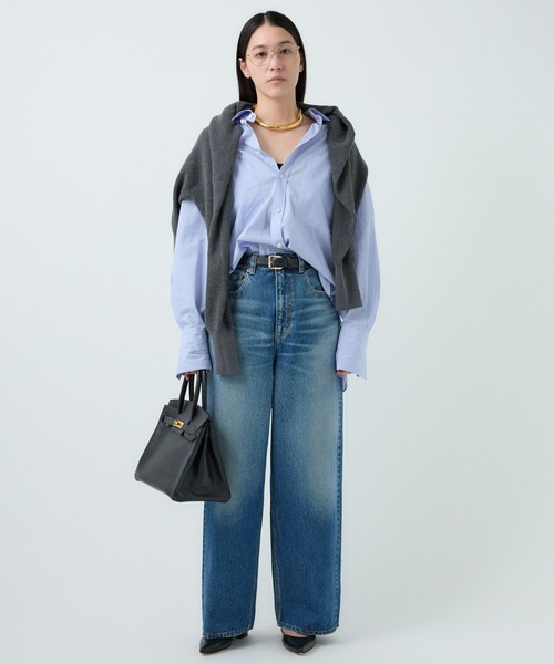 Chaos(カオス)の「Chaos(カオス)/◆坪田あさみさんInstaLIVE紹介◆ ガールフレンドシャツ(シャツ/ブラウス・レディース・サックスブルー/ストライプ/ホワイト/ブルー/ピンク/ブルー系その他/ネイビー・FREE)」の15枚目の写真