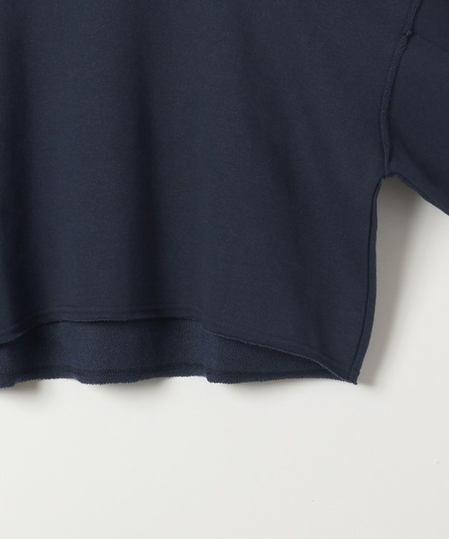 LEPSIM(レプシィム)の「ショートロゴ裏毛プルオーバー 288549(スウェット・レディース・ネイビー/グレー/オフホワイト・FREE)」の7枚目の写真