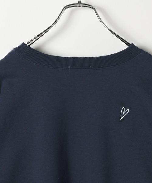 LEPSIM(レプシィム)の「ショートロゴ裏毛プルオーバー 288549(スウェット・レディース・ネイビー/グレー/オフホワイト・FREE)」の8枚目の写真