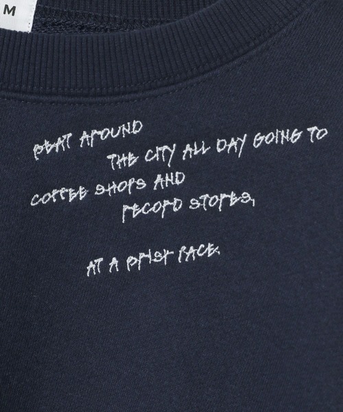 LEPSIM(レプシィム)の「ショートロゴ裏毛プルオーバー 288549(スウェット・レディース・ネイビー/グレー/オフホワイト・FREE)」の15枚目の写真