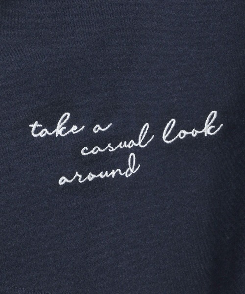 LEPSIM(レプシィム)の「ショートロゴ裏毛プルオーバー 288549(スウェット・レディース・ネイビー/グレー/オフホワイト・FREE)」の18枚目の写真