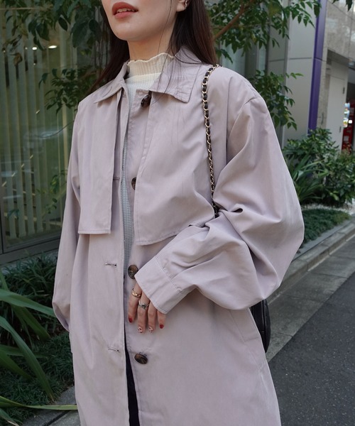 CORNERS（コーナーズ）の「ステンカラートレンチコート（トレンチコート・レディース・グレイッシュベージュ/カーキ/グレー/ベージュ系その他/ベージュ/マスタード・M/L）」の13枚目の写真