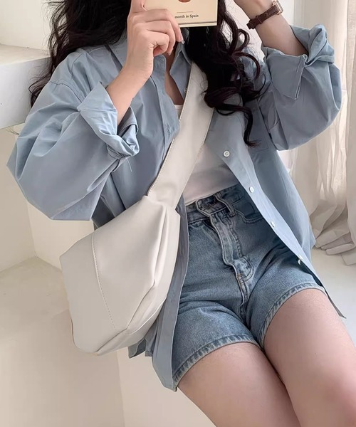 Dita Muaj.（ディータムアージュ）の「くしゅくしゅギャザーショルダー（ショルダーバッグ・レディース・ブラック/ホワイト・FREE）」の12枚目の写真